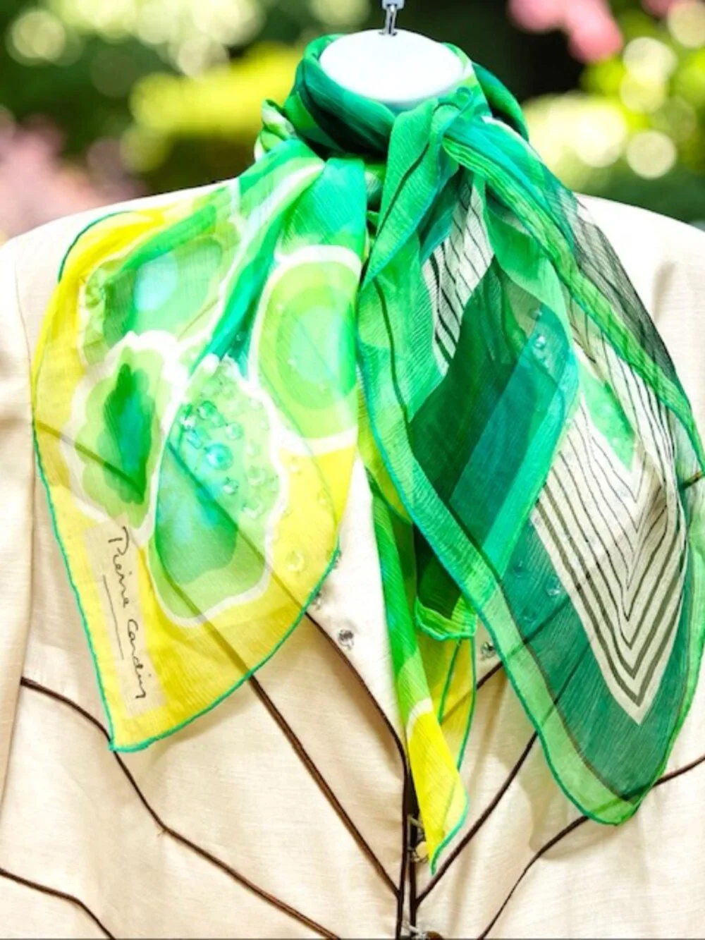 Pierre Cardin Paris + Other silk  Chiffon  scarf 30